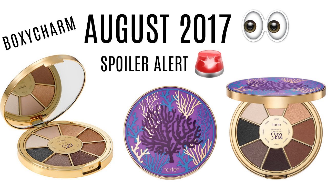 august 2017 boxycharm spoiler alert youtube