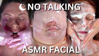 [SLEEP] 1+ Hour No Talking ASMR Facial Compilation 🌙 #asmr