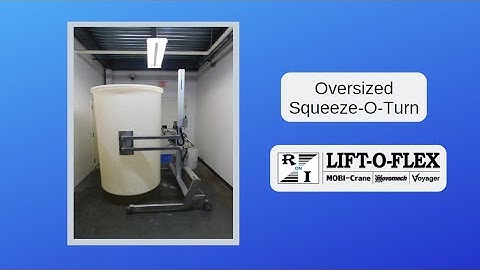 Lift-O-Flex; Drum handling; Squeeze-O-Turn; Rotate; Lifting Device