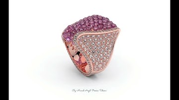 Modeled with Jewelry Cad Dream Software (Zw3d). By. Manuel Angel Pineiro Solsona.