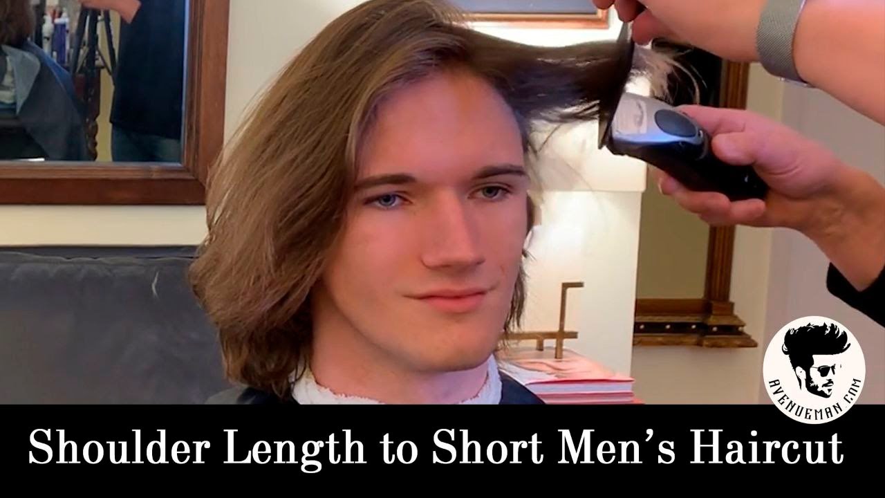 How to Do An Extreme Makeover: Shoulder Length to Short Men's Haircut -  thptnganamst.edu.vn