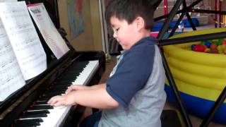 20150413 William Plays Piano 2