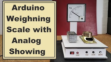Arduino weighning machine (scale) with analog showing