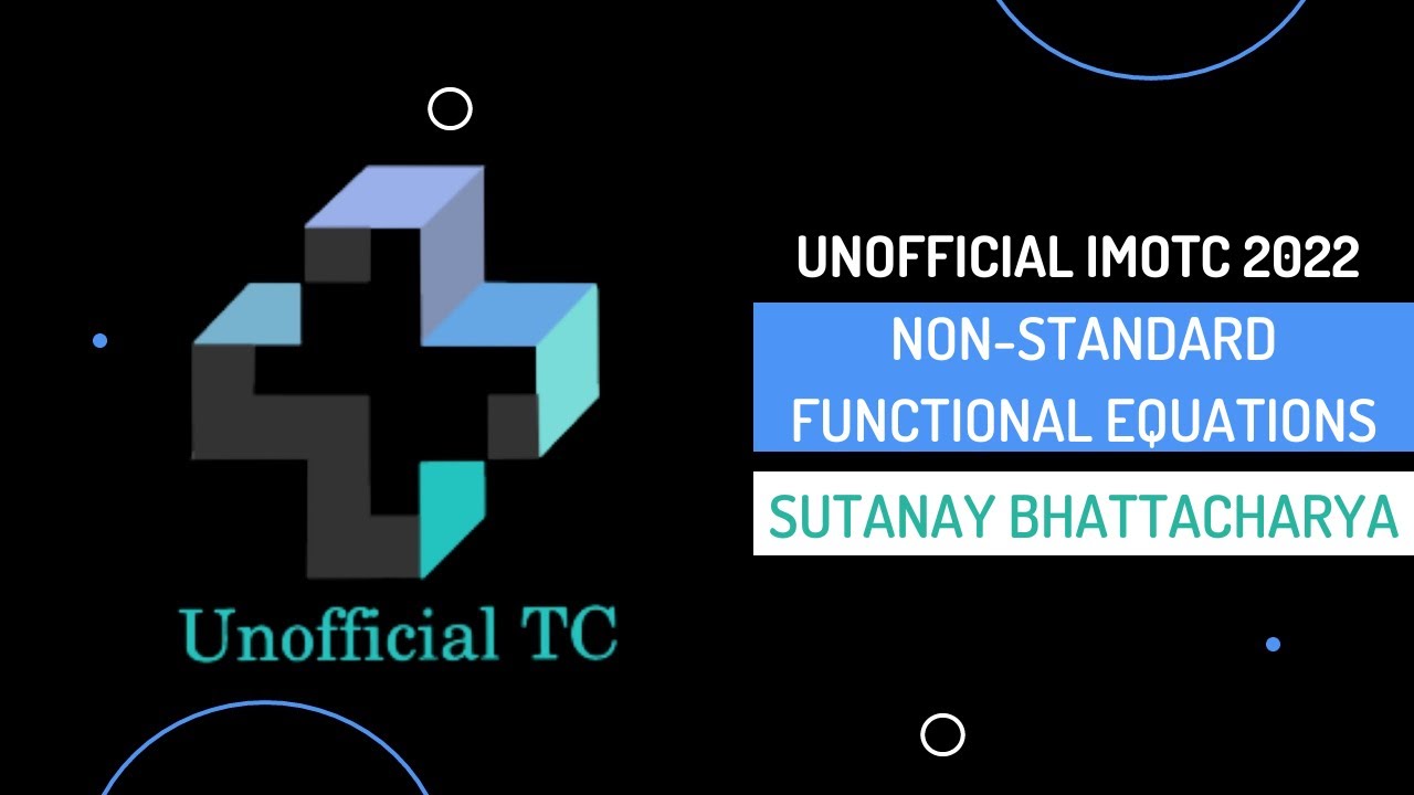 Non Standard Functional Equations By Sutanay Bhattacharya Unofficial Non standard functional equations by sutanay bhattacharya unofficial