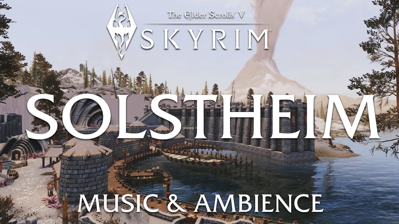 Solstheim of Skyrim | Atmospheric and Relaxing Music & Ambience
