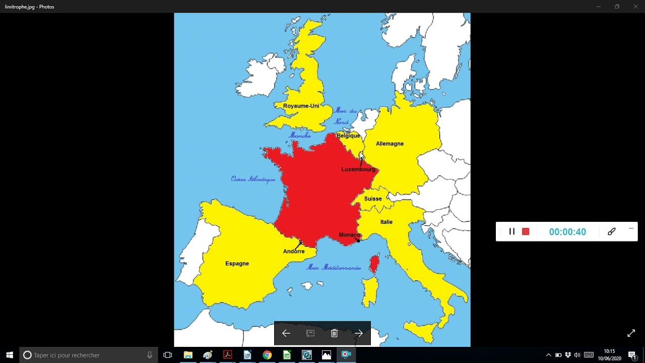 pays frontaliers de la France - YouTube