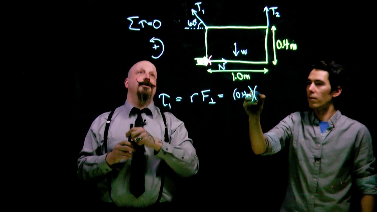 Torque : Worked Example - YouTube