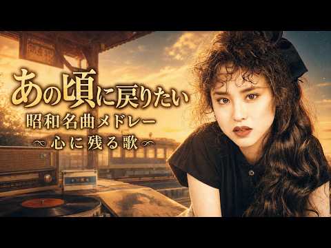 昭和の名曲 歌謡曲メドレー🎶60歳以上が愛した メドレー📀 60〜80年代ヒット曲  桑田佳祐・安全地帯・中島みゆき