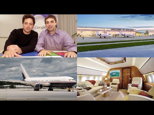 larry page private jet