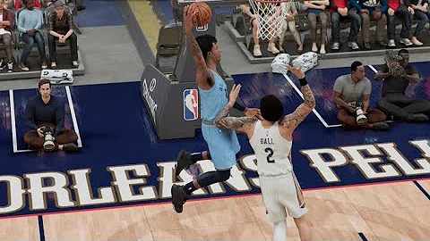 Nba 2k21 Ps5 MyCareer HOF Vs Pelicans! - Ja Morant With The Self Oop!! & He PUNISHED Lonzo Ball!!!