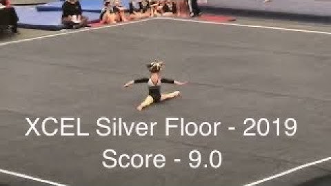 XCEL SILVER FLOOR ROUTINE - WV STATE GYMNASTICS MEET 2019