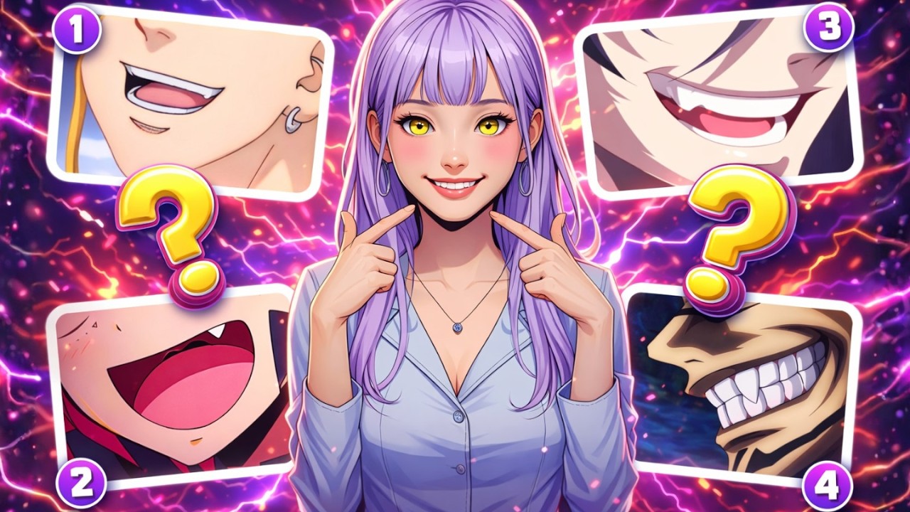 😁 4 Smiles 1 Anime | Can You Guess the Anime Just by the Smile?