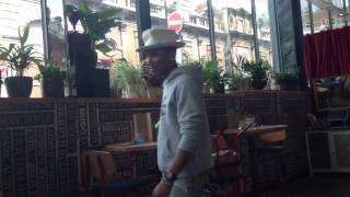 Surprise Surprise! The day Pharrell Williams crashed our lunch date...the uncut version! Profile