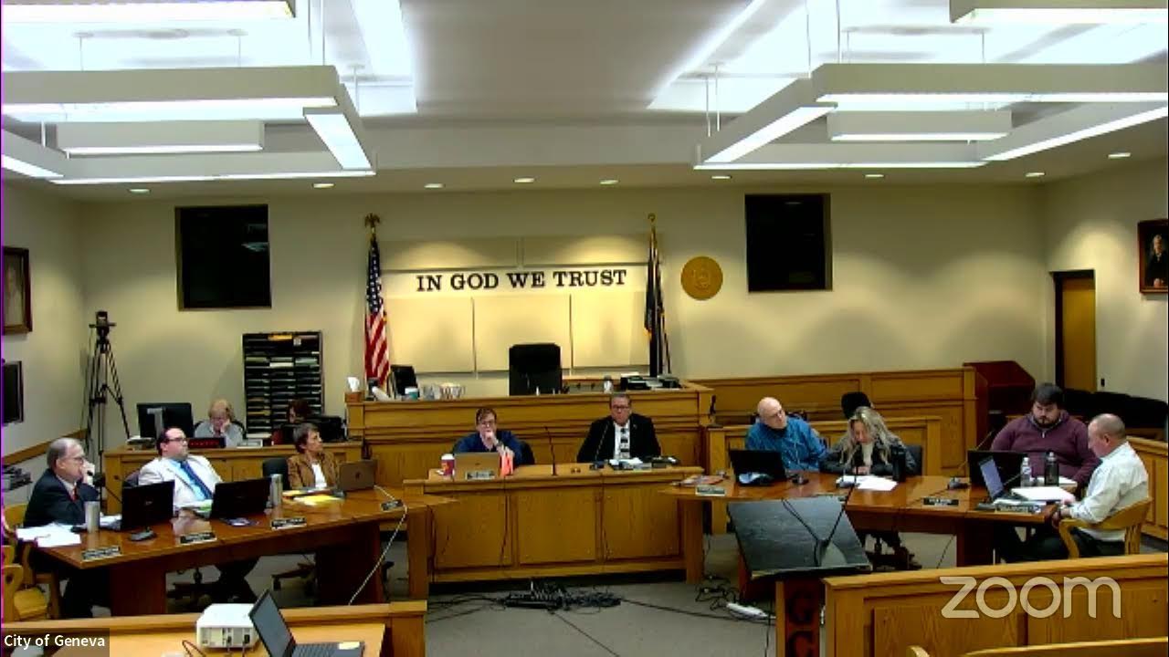 Geneva City Council Meeting YouTube
