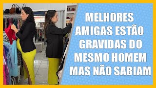 Melhores amigas estão grávidas do mesmo homem mas não sabiam.