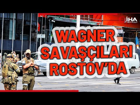 Wagner Grubu, Rostov'da Birçok Noktaya Zırhlı Araçlarını Konuşlandırdı