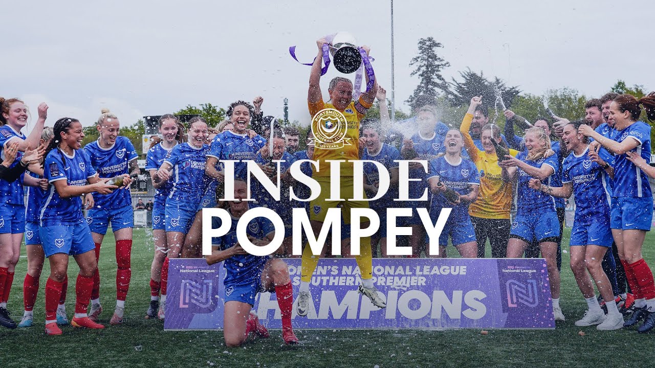 CHAMPIONS! 🏆 | Blues Lift National League Trophy | Inside Pompey