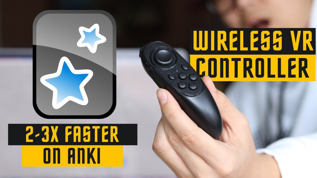 Speed Up Your Studying Using This Anki Controller Vr Gamepad Wireless Controller Youtube