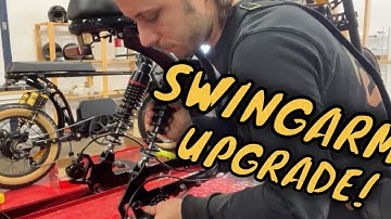 Upgrading the Swingarm on the Bandit eMoped