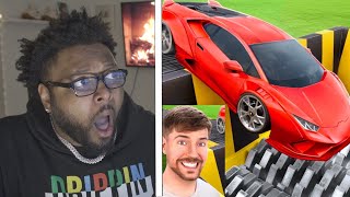 Lamborghini Vs Shredder Mr Beast *REACTION*