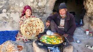 Love Story in a Cave | Old Lovers Living in a Cave like 2000 Years ago |Village life of Afghanistan