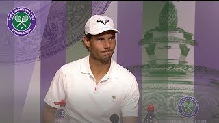 Rafael Nadal Fourth Round Press Conference Wimbledon 2019