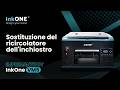 Sostituzione del sistema di ricircolo dell’inchiostro nella stampante UV InkOne VM5