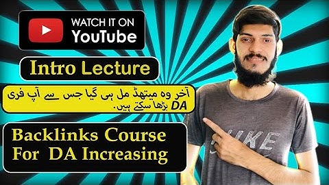 Intro Lec Backlinks || Powerfull Backlinks Course || Muhammad Arslan
