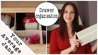 Showing you how I reclaim the wasted space in my underwear drawer with drawer dividers from Ikea. The boxes that I was going to 