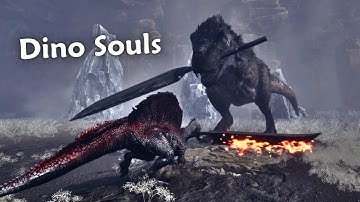 Dinosaur with a Greatsword Parrying?! - Dinoblade