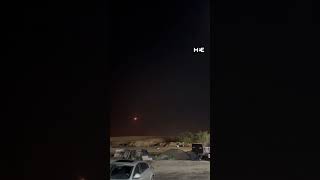 The moment Iranian missiles hit Nevatim airbase in Israel