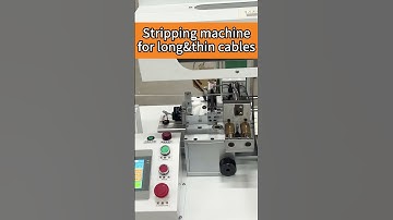 Automatic stripping machine for long and thin cables - Suzhou Crown