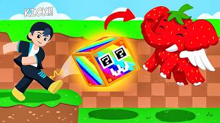 TERBANG 1000%!! Latih Tendangan Maut Sampai Area OG Brainrot 🔥⚽🔥 | Kick a Lucky Block Indonesia