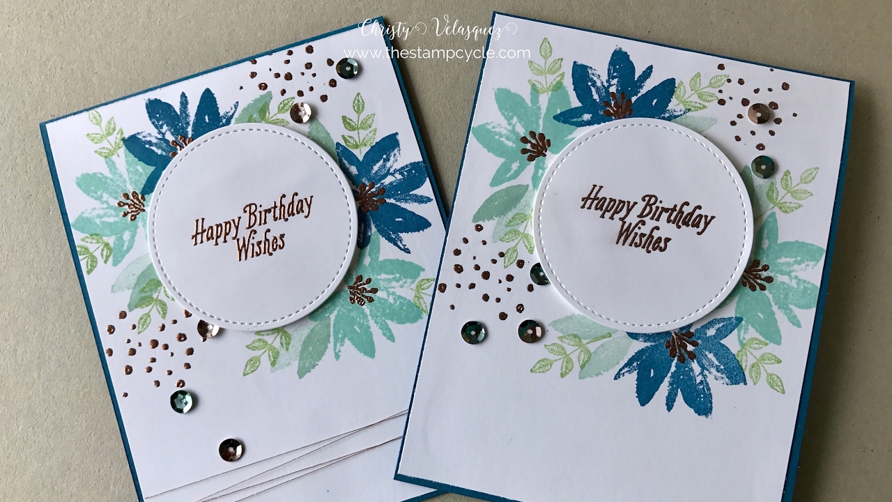 Stampin Up 2017 Saleabration - Avant Garden - YouTube