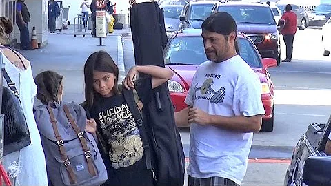 Metallica Bassist Robert Trujillo Drops Family Off...