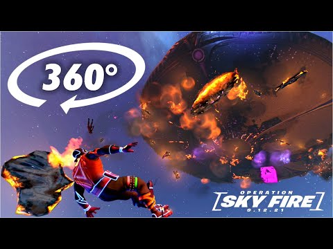 360° Fortnite Operation Sky Fire Live Event in VR