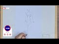 Stunning Fashion Sketch of a Glamorous Evening Dress | SSM Fashion Design Inspiration