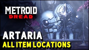 Metroid Dread ARTARIA All Item Locations - Artaria 100% (All Energy Tanks, Missile Tanks...)