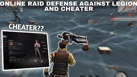 ONLINE RAID DEFENSE AGAINST LEGION AND CHEATERS | Last Island Of Survival | Lios