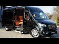 2024 Black Mercedes Sprinter VIP - Ultra Luxury Business Van in Detail