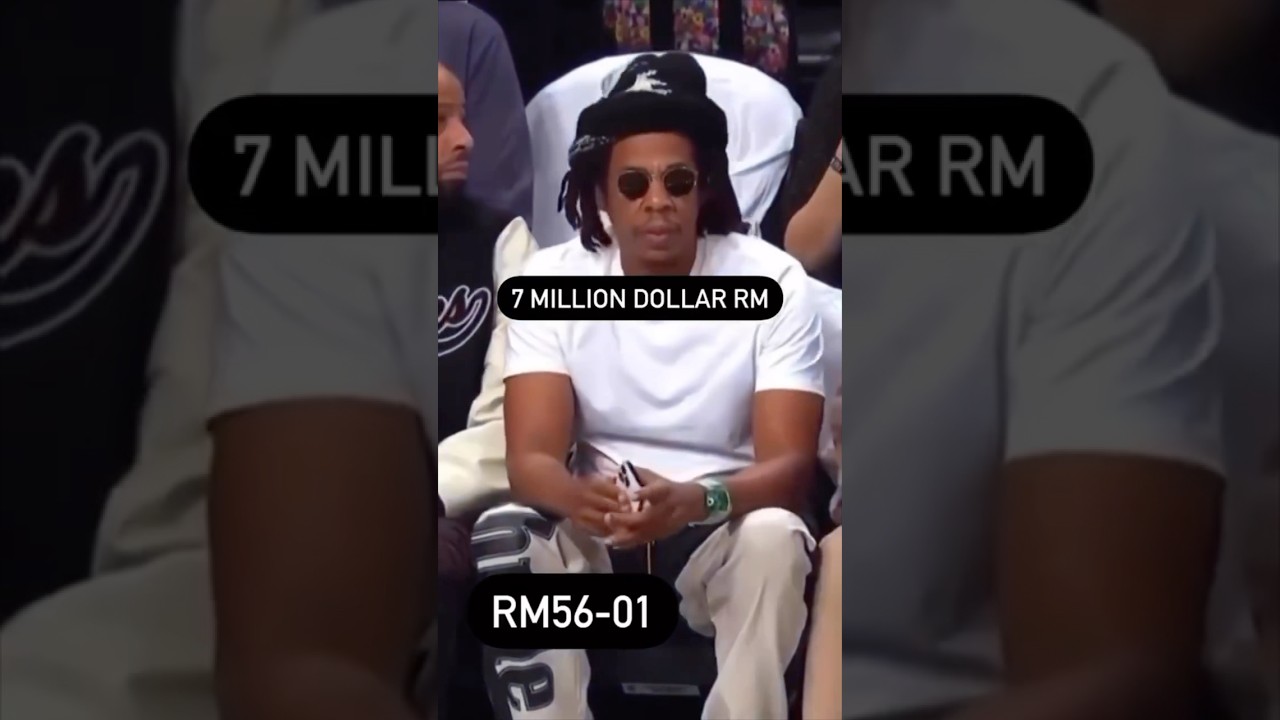 JayZ wearing the Unique Piece RM56-01 Tourbillon Green Sapphire. A piece of art! ✨