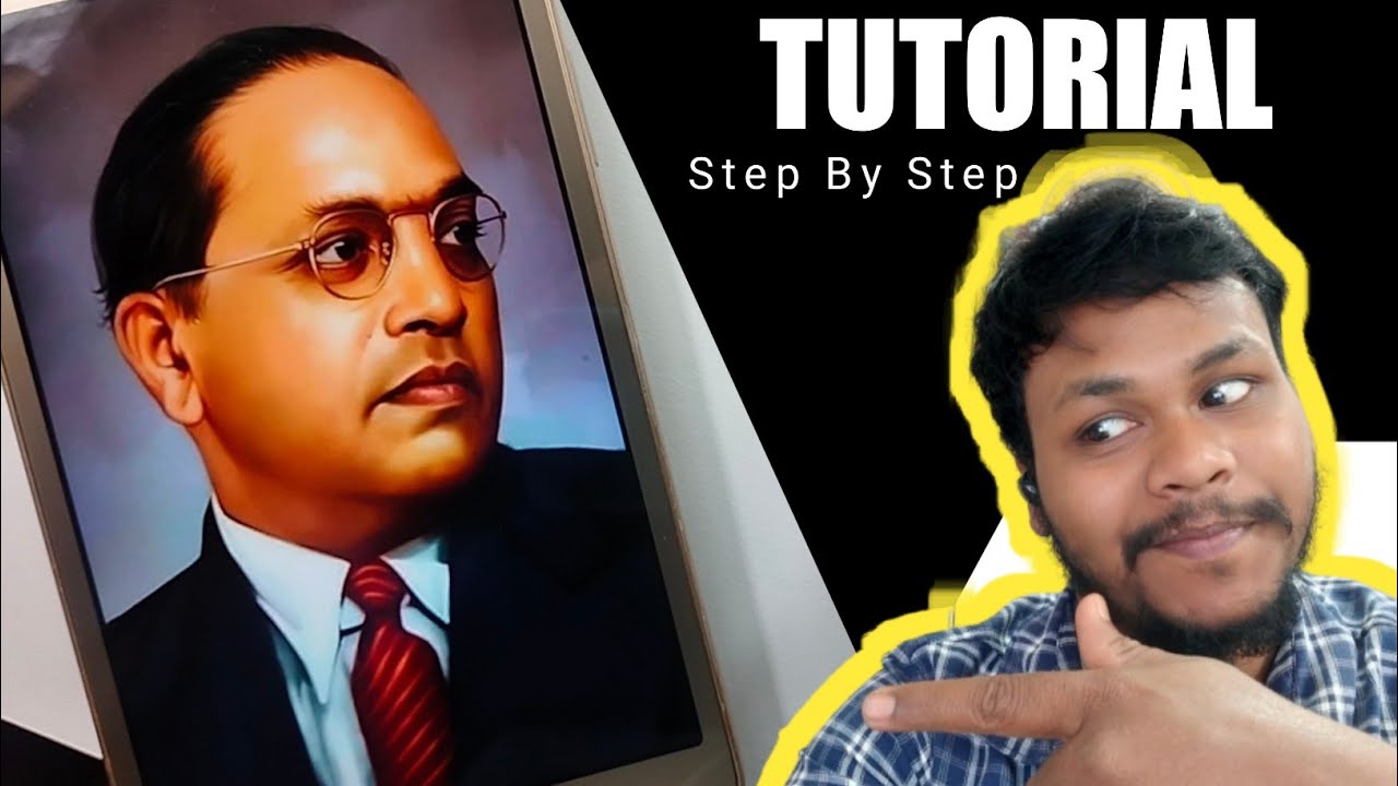 How To Draw Dr BR Ambedkar Step By Step Grid Method Drawing Tutorial How to draw dr br ambedkar step by step grid method drawing tutorial