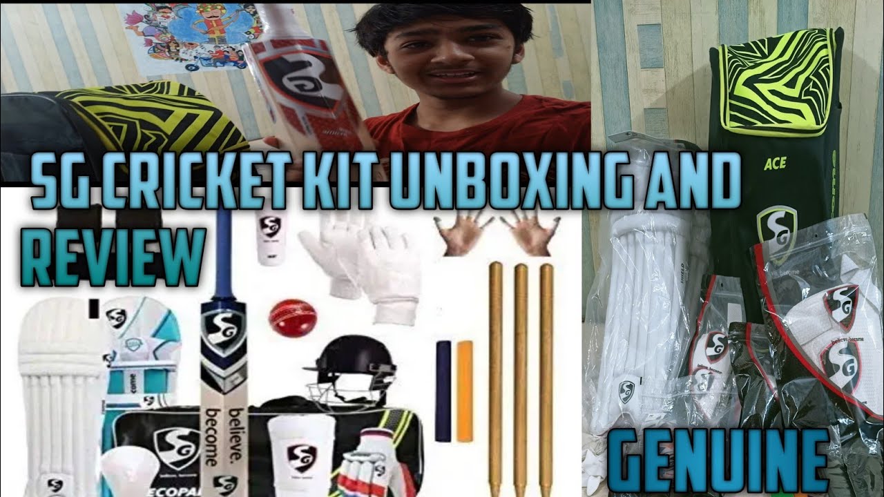 UNBOXING a New SG Cricket Kit (9 - 13 Years)