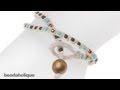 How to Make a Knotted Waxed Linen Wrap Bracelet (Beads on the Inside)