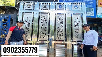 Đây Là Cách Làm Một  Bộ Cửa Inox Cnc Giao Cho Khách Hàng Ở Vũng Tàu | Sắt Mỹ Thuật Kim Phú