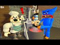 Ice cream girl from hell huggy wuggy saves roblox cartoon animations