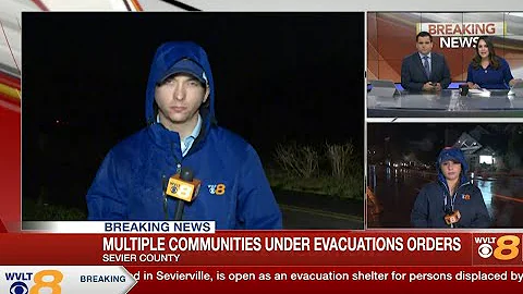 Update: Large wildfire in the Wears Valley forcing mandatory evacuations.