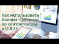 Как использовать Анализ Субконто по Контрагентам в 1С 8.3