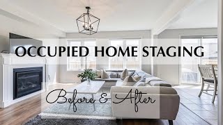 OCCUPIED HOME STAGING | BEFORE AND AFTER | MAY STAGING & DESIGN | EP. 4