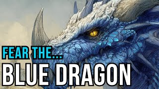 D&D Lore: Blue Dragon - Chromatic Master of the Desert Storms in Dungeons and Dragons